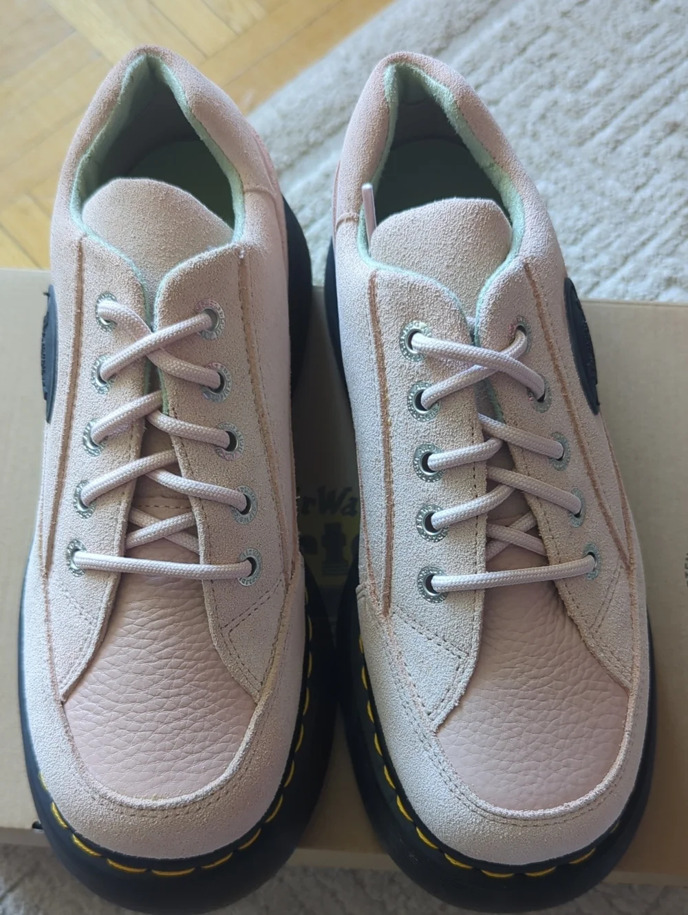 Doc Martens Buzz 5I Powder Pink Suede - Size 8 - Picture 4 of 7